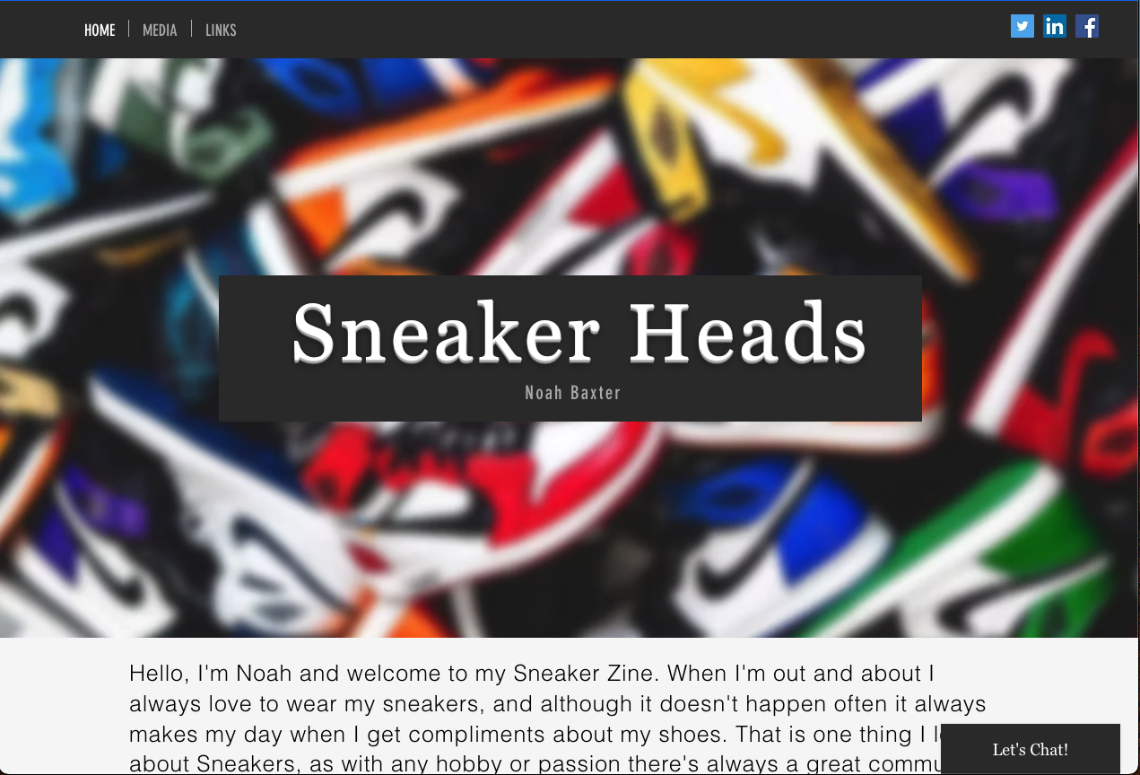 wix website snapshot homepage pm